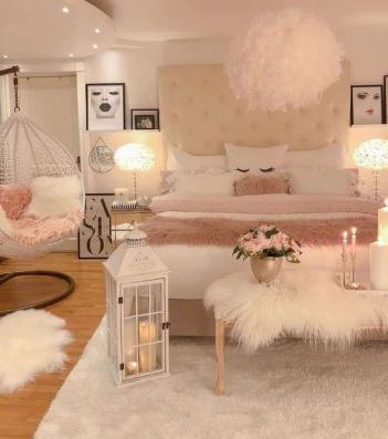 Une ambiance girly, cosy et chic